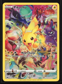 Pikachu 160/159 Crown Zenith Secret Rare Pokemon Card - Image 1