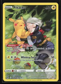 Pikachu TG05/TG30 SWSH11: Lost Origin Trainer Gallery Ultra Rare Pokemon Card - Image 1