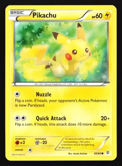 Pikachu 26/83 Generations Regular Pokemon Card - Image 1
