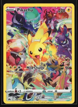Pikachu 160/159 Crown Zenith Secret Rare Pokemon Card - Image 1