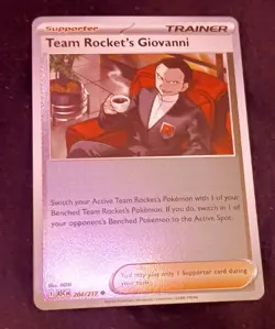 Team Rocket’s Giovanni 204/217 Reverse Holo - Ascended Heroes - Pokemon TCG NM - Image 1