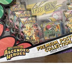 Pokemon Mega Evolution Ascended Heroes Premium Poster Collection Mega Lucario EX - Image 2