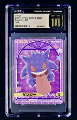 Pokemon 2023 Marumiya Scarlet & Violet Prism Holo Gengar CGC Pristine 10 ✨😈 - Image 1