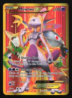 Mewtwo EX (Full Art) 164/162 XY - BREAKthrough Secret Rare Pokemon Card - Image 1