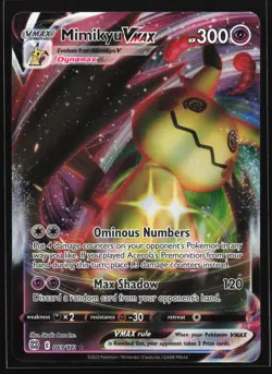 Mimikyu VMAX 069/172 SWSH09: Brilliant Stars Ultra Rare Pokemon Card - Image 1