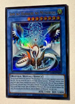 x1 Ame no Habakiri no Mitsurugi - L26D-ENM10 - Ultra Rare - 1st Edition Yu-Gi-Oh - Image 1