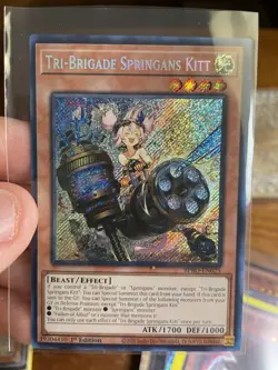 YuGiOh Tri-Brigade Springans Kitt Burst Protocol 1st Edition - Image 1