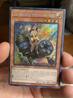 YuGiOh Tri-Brigade Springans Kitt Burst Protocol 1st Edition - Image 4