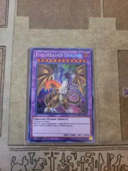YUGIOH FIVE-HEADED DRAGON BLHR-EN000 SECRET 1ST ED NM ALT ART - Image 1