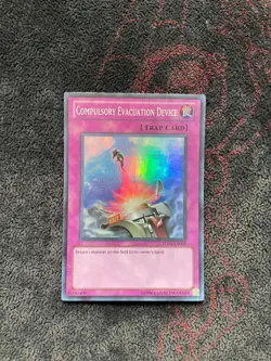 Yugioh Compulsory Evacuation Device - Super - Unlimited - LP - TU04-EN005 - Image 1