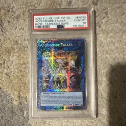 Yu-Gi-Oh! Accesscode Talker Starlight Rare 1st Ed BLCR-EN093 PSA 10 2022 - Image 1