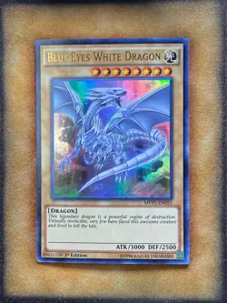 Yugioh Blue-Eyes White Dragon MVP1-EN055 Ultra Rare 1st Ed LP - Image 1