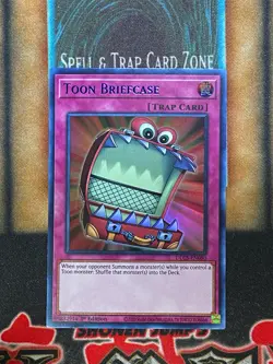 Yugioh Toon Briefcase DLCS-EN080 Ultra Rare 1st Ed BLUE NM - Image 1