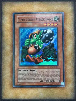 Yugioh Toon Goblin Attack Force DL7-EN001 Duelist League Super Rare NM - Image 1
