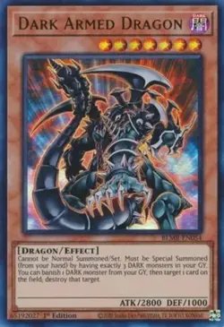 Yugioh! LP Dark Armed Dragon - BLMR-EN054 - Ultra Rare - 1st Edition Lightly Pla - Image 1