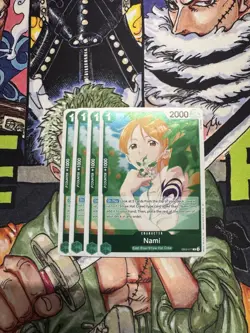 X4 Nami EB02-017 R Anime 25th Collection One Piece Card Game Playset in English - Image 1