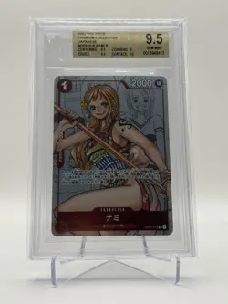 2022 One Piece Nami Premium Collection OP01-016 BGS 9.5 Japanese Card - Image 1