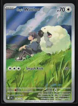 Hop's Wooloo 170/159 Journey Together Illustration Rare Pokemon Card - Image 1