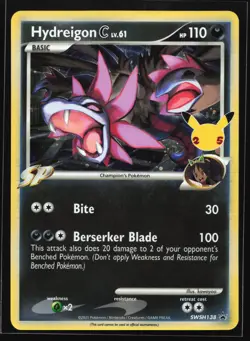 Hydreigon C lv.61 SWSH138 SWSH: Sword & Shield Black Star Promo Pokemon Card - Image 1