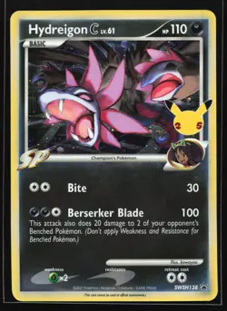 Hydreigon C SWSH138 SWSH: Sword & Shield Black Star Promo Pokemon Card - Image 1