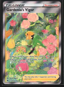 Gardenia's Vigor GG61/GG70 Crown Zenith Galarian Gallery Ultra Rare Pokemon Card - Image 1