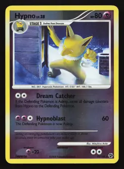 Hypno 19/106 Great Encounters Reverse Holo Rare Pokemon Card - Image 1