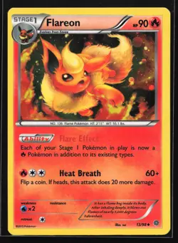 Flareon (Cosmos Holo) 13/98 XY - Ancient Origins Pokemon Card - Image 1