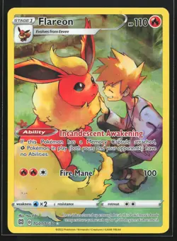 Flareon TG01 Brilliant Stars Trainer Gallery Ultra Rare Pokemon Card - Image 1