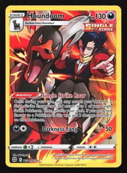 Houndoom TG10 SWSH09: Brilliant Stars Trainer Gallery Ultra Rare Pokemon Card - Image 1