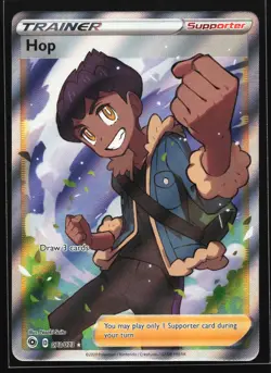 Hop (Full Art) 73/73 Champion's Path Ultra Rare Pokemon Card - Image 1