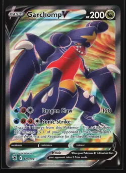 Garchomp V (Full Art) 178/189 SWSH10: Astral Radiance Ultra Rare Pokemon Card - Image 1