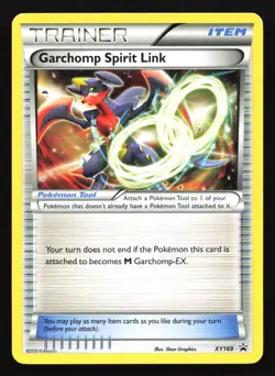 Garchomp Spirit Link XY169 XY Black Star Promo Pokemon Card - Image 1