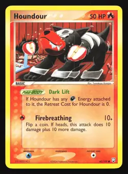 Houndour 60/109 Team Rocket Returns Common Pokemon Card - Image 1
