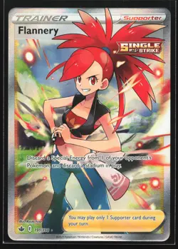 Flannery (Full Art) 191/198 SWSH06: Chilling Reign Ultra Rare Pokemon Card - Image 1