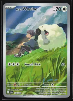 Hop's Wooloo 170/159 SV09: Journey Together Illustration Rare Pokemon Card - Image 1
