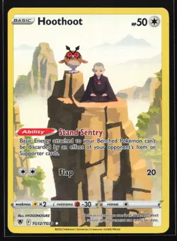 Hoothoot TG12 SWSH10: Astral Radiance Trainer Gallery Ultra Rare Pokemon Card - Image 1