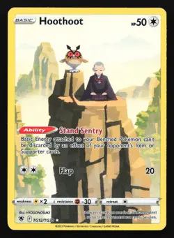 Hoothoot TG12 SWSH10: Astral Radiance Trainer Gallery Ultra Rare Pokemon Card - Image 1
