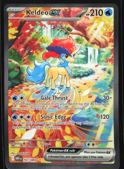 Keldeo ex 167/086 SV: White Flare Special Illustration Rare Pokemon Card - Image 1