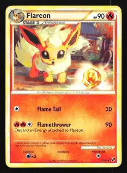 Flareon 26/90 Undaunted Uncommon Pokemon Card - Image 1