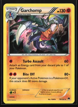 Garchomp 70/122 XY - BREAKpoint Holo Rare Pokemon Card - Image 1