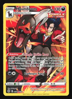 Houndoom TG10 SWSH09: Brilliant Stars Trainer Gallery Ultra Rare Pokemon Card - Image 1