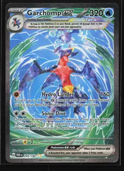 Garchomp ex 245/182 SV04: Paradox Rift Special Illustration Rare Pokemon Card - Image 1