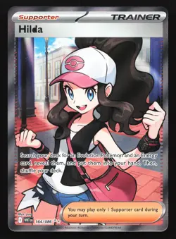 INK "D" ERROR Hilda 164/086 SV: White Flare Ultra Rare Pokemon Card - Image 1