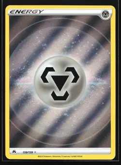 Metal Energy (Texture Full Art) 159/159 Crown Zenith Ultra Rare Pokemon Card - Image 1