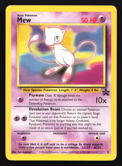 Mew 8 WoTC Promo Promo Pokemon Card - Image 1