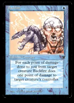 MTG Backfire LP Light Play Legends [4415] - Image 1