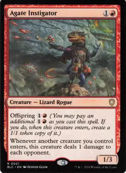 Magic: The Gathering 2024 Bloomburrow Commander Agate Instigator #21 - Image 1