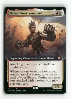 Neyali, Suns' Vanguard (Extended Art) Commander: Phyrexia: All Will Be One - Image 1