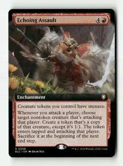 Echoing Assault - Bloomburrow Commander - #58 - Non-Foil - NM - MTG - Image 1