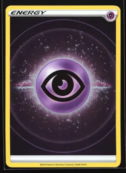 Psychic Energy Crown Zenith Reverse Holo Pokemon Card - Image 1